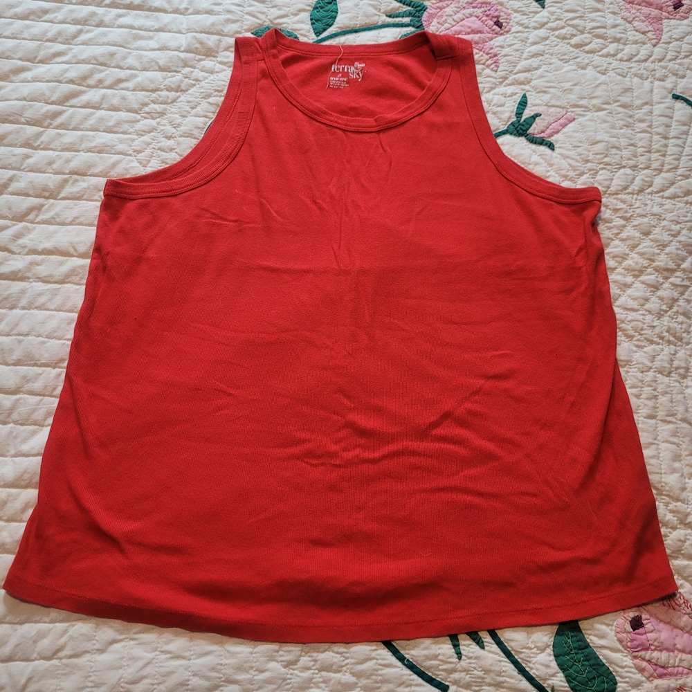 Terra & Sky Bold Red Top